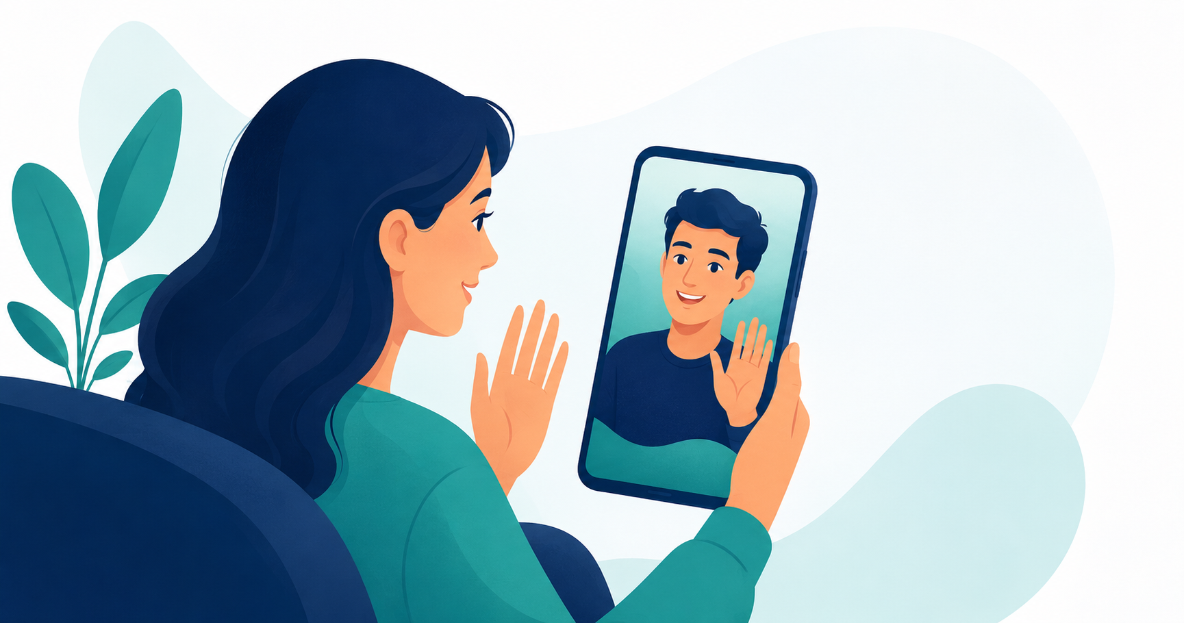 Shawir Creator Hub &mdash; fan connecting with a creator via mobile app